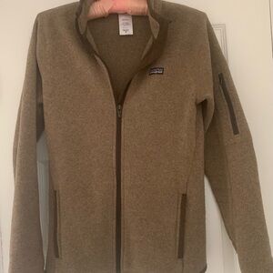 Patagonia Tan Fleece Jacket